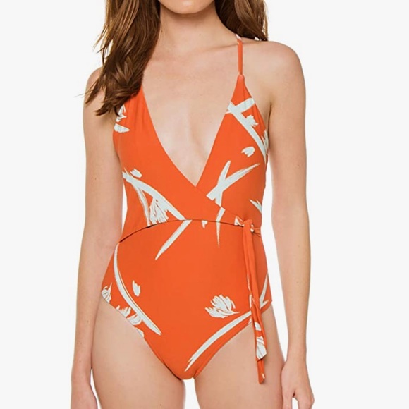 O'Neill Other - 🩱O'Neill Orange Slater Floral Print One-piece Swimsuit